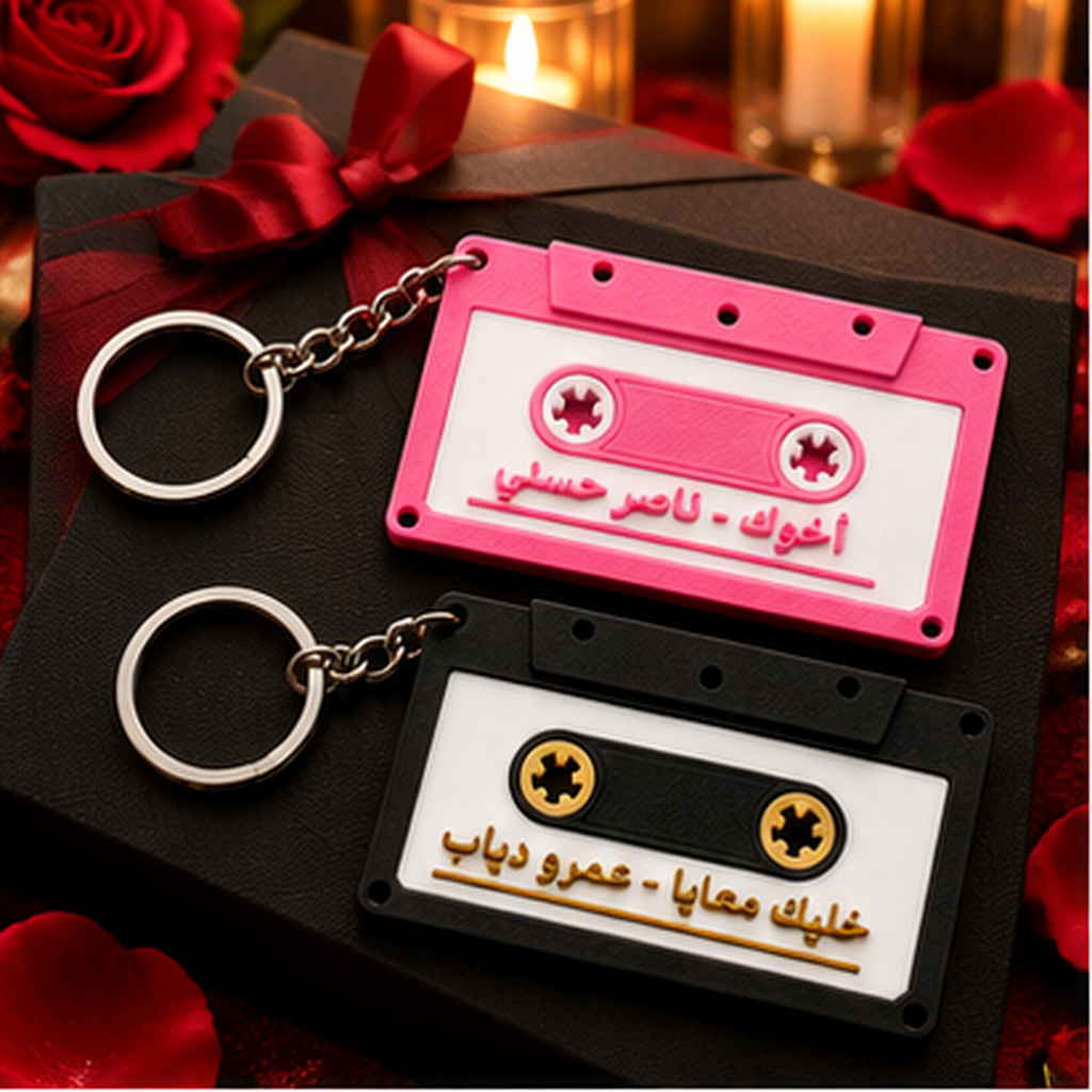ميدالية كاسيت الذكريات بالأسماء - Online Gifts